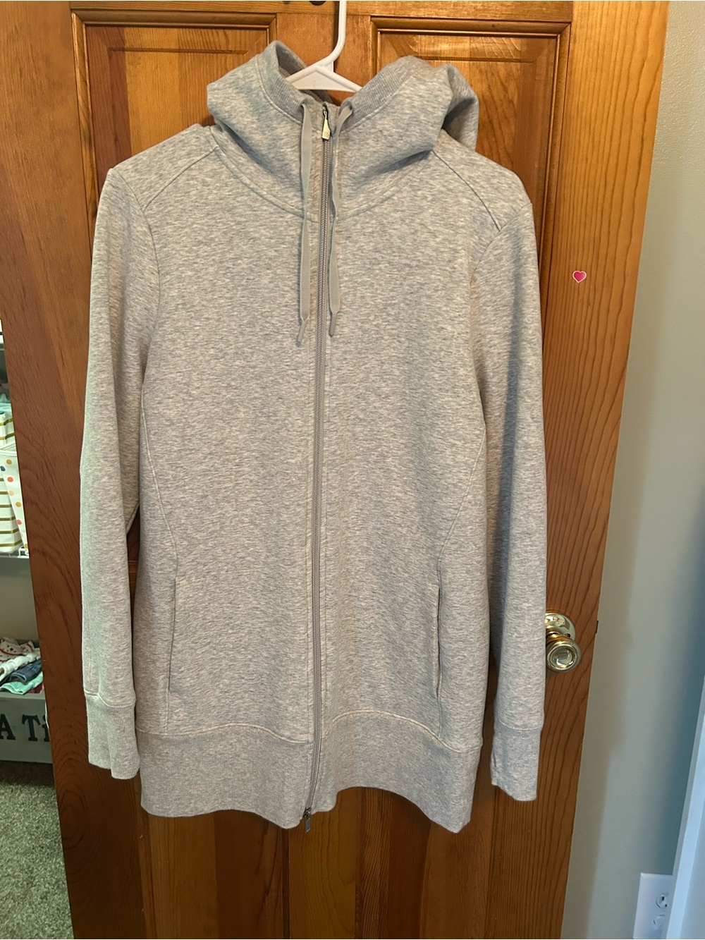 all in motion Heather Gray Full-Zip Hoodie